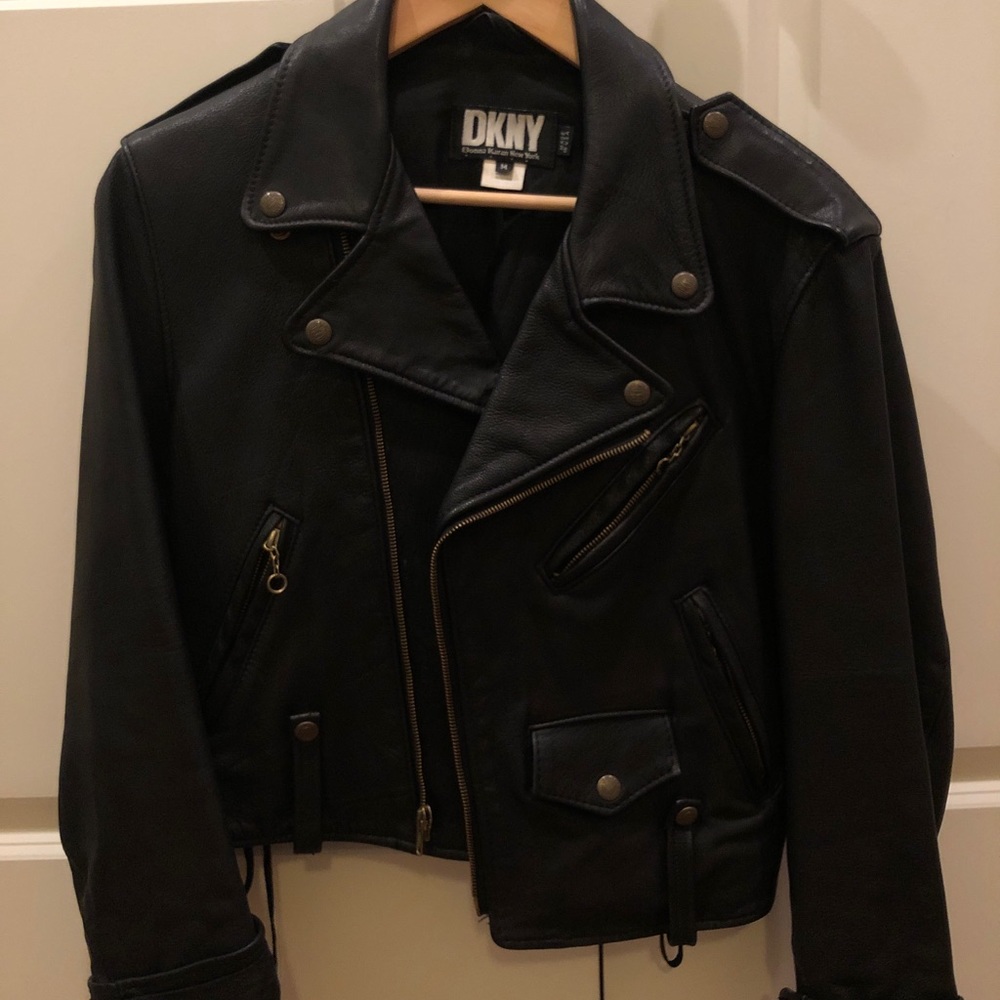 DKNY leather jacket
